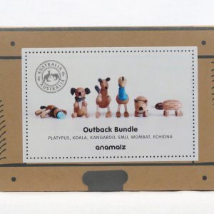 anamalz outback aussie wooden animals 6 pack front view