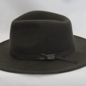 Avenel 'Craig' style hat (chocolate) view from side