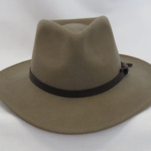 Avenel 'Craig' style hat (pecan) front view