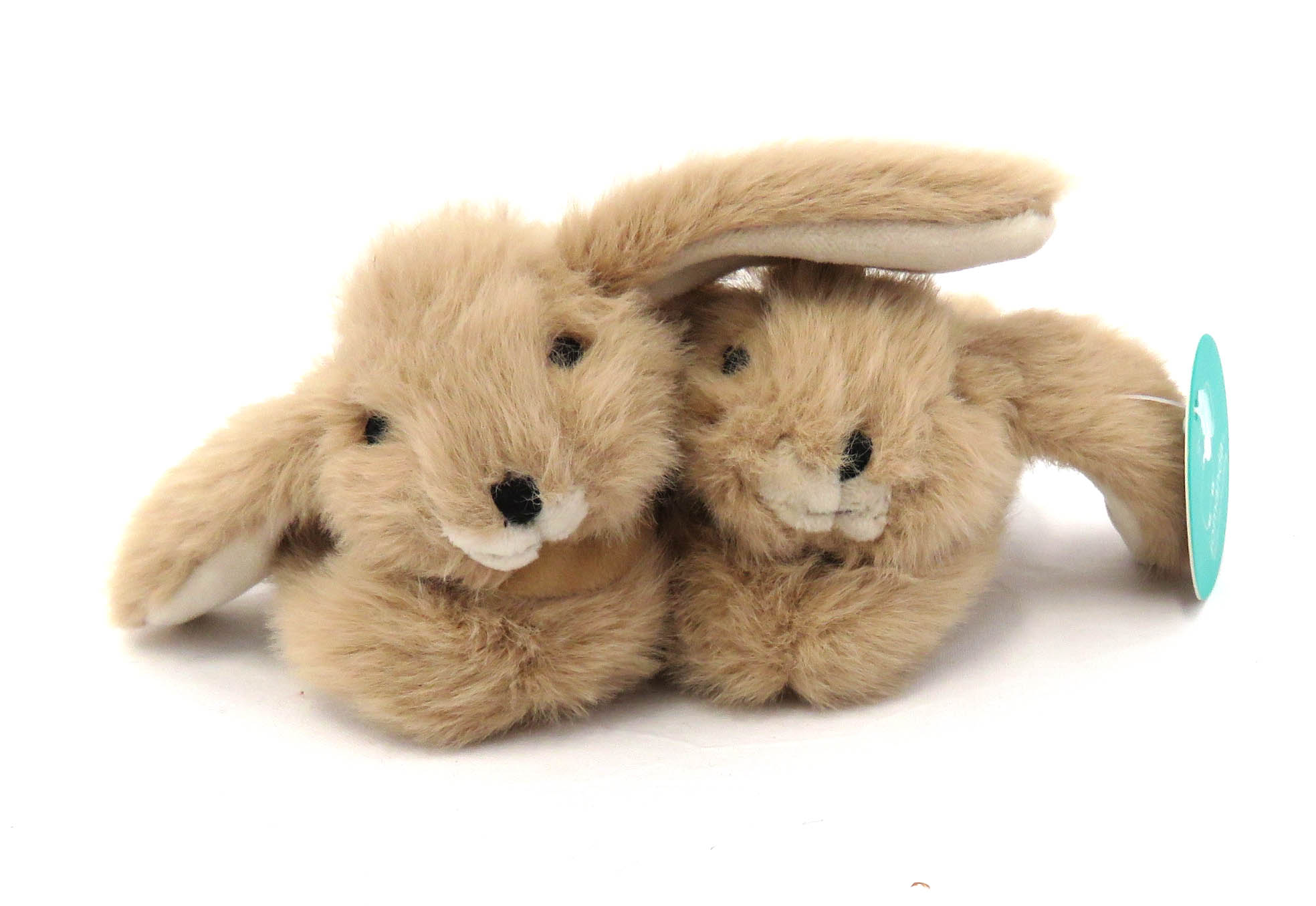 brown bunny booties front view