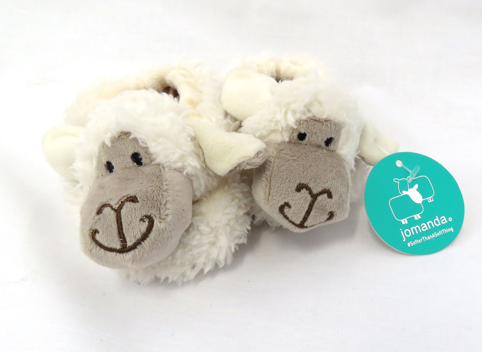 happy sheep booties front view
