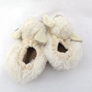 happy sheep booties back view