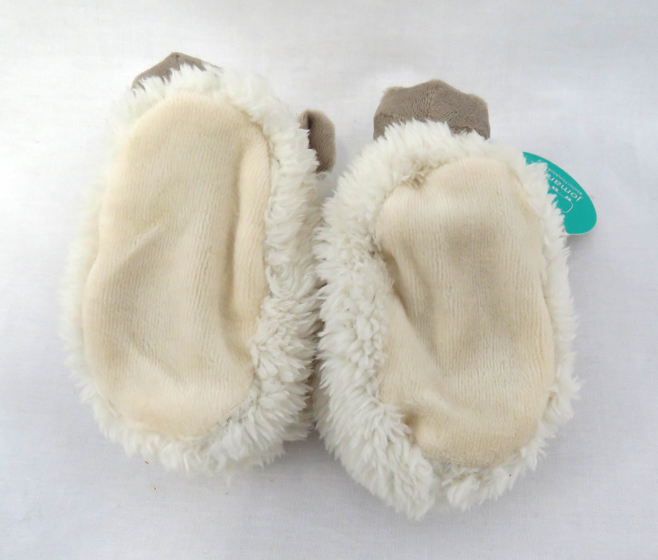 happy sheep booties underneath view