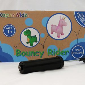bouncy riders front view with pump