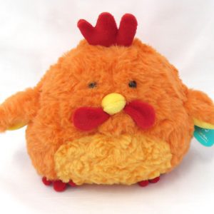 fat chicken plushie front view