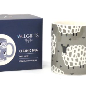 quirky sheep mug front view