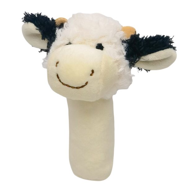 Farm Baby Raddle Cow Baby Rattle 13cm - Old Macs Farm Shop