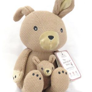 knitted kangaroo front view