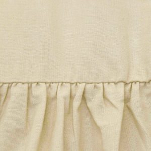 kids on trend cream/fawn coloured linen dress - detail of waist band
