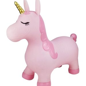 pink pearl unicorn bouncy rider