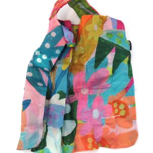 ruby olive shopping bag - large flowers design