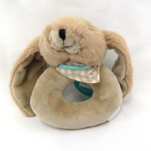 brown bunny rattle front view 1