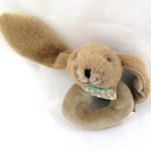 brown bunny rattle front view 2