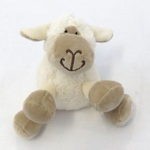 happy little sheep top view