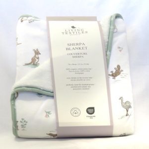 sherpa blanket - australiana design - front view