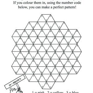 Acrivity book for 4-6s page 2 - perfect pattern