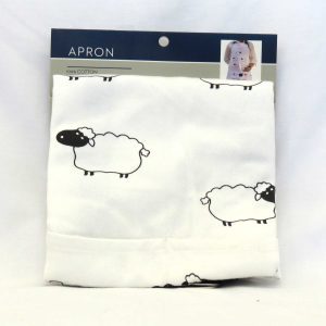apron - black sheep of the family design - front view of packet