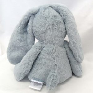 small pale blue bunny back view