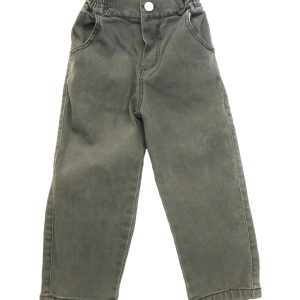 kids on trend grey denim jeans front view