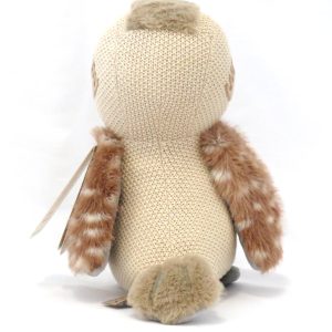 knitted kookaburra back view