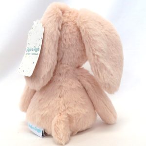 small peach pink bunny back view