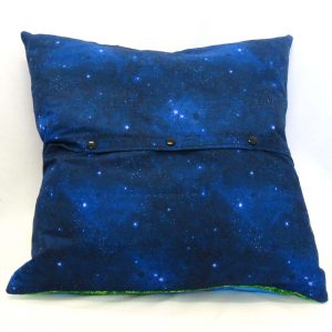 reading pillow - jungle - back view
