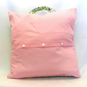 reading pillow - koalas - back view