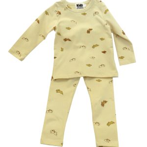 pyjamas with bunnies print