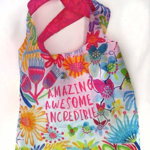 ruby olive shopping bag no.1 made from recycled plastic bottles front view
