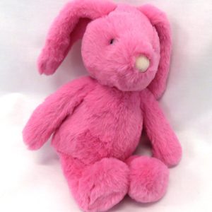 small sherbet pink bunny frontview