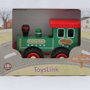 toyslink wooden steam train front view