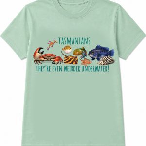 Tasmanian sea creatures children’s t-shirt from Old Mac’s Farm Shop - sarah prince design